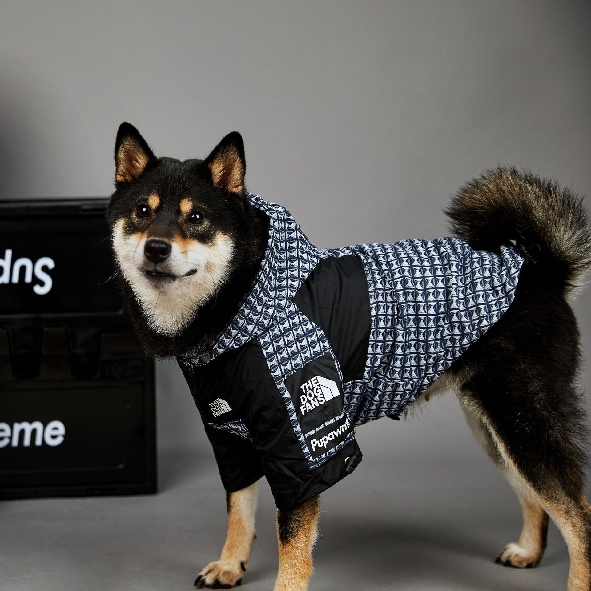 The Dog Fans Regenjacke kariert in 3 verschiedenen Farben